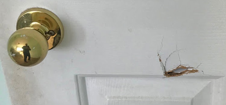 interior door hole repair North Highlands
